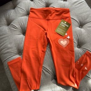 NWT GIRLS SIMONE CHIT CHAT TIGHTS!!  Color - Orange. Size 8-10